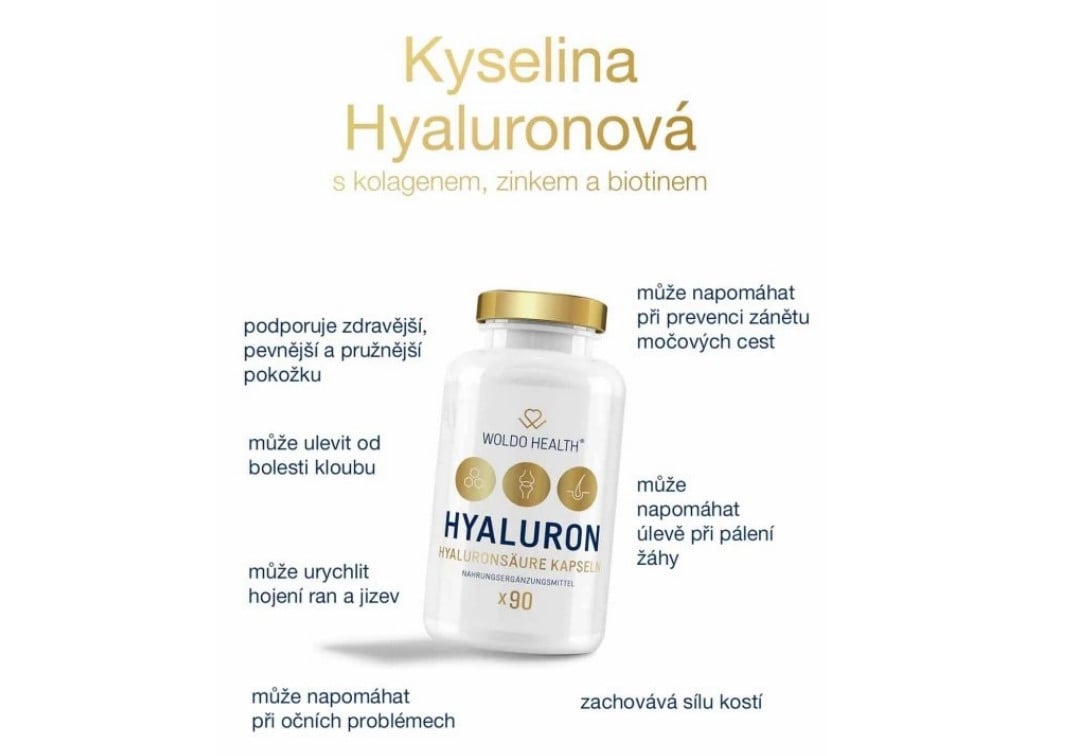 Kyselina Hyaluronová ve veganských tabletách bez aditiv-min